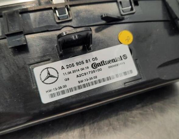 Klimabedienteil von einem Mercedes C-Klasse