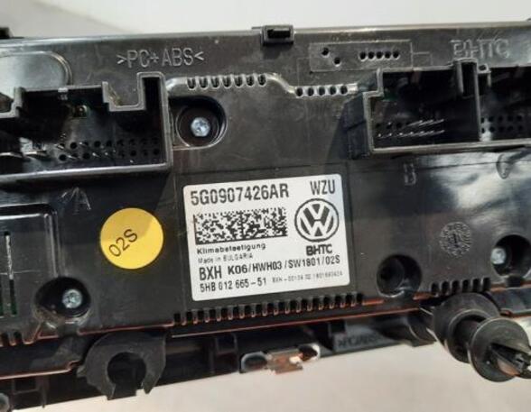 Air Conditioning Control Unit VW GOLF VII (5G1, BQ1, BE1, BE2)