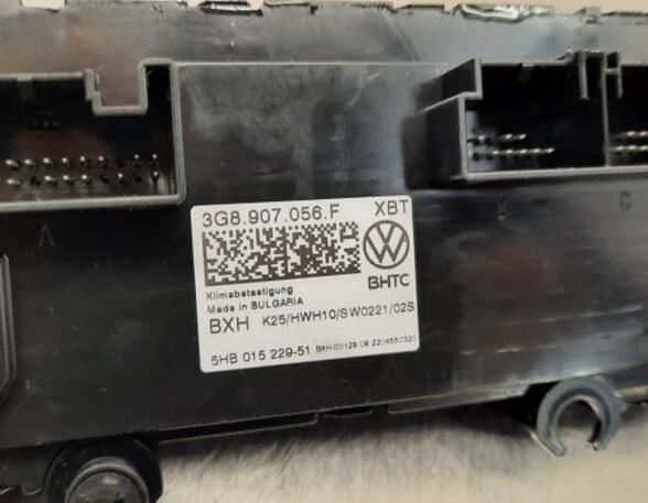 Air Conditioning Control Unit VW PASSAT B8 Variant (3G5, CB5), VW PASSAT ALLTRACK B8 Variant (3G5, CB5)