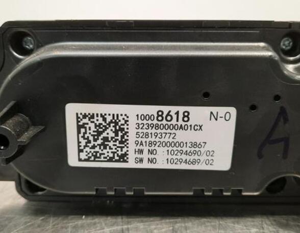 Air Conditioning Control Unit MG MG ZS SUV, MG (SAIC) ZS