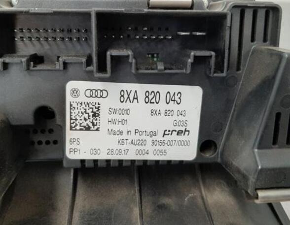 Air Conditioning Control Unit AUDI A1 Sportback (8XA, 8XF), AUDI A1 (8X1, 8XK)