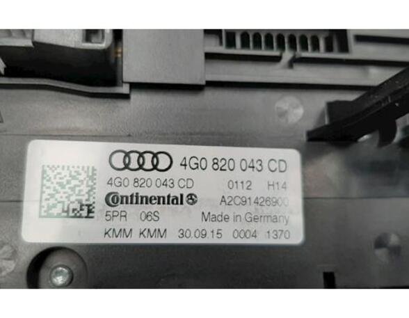 Air Conditioning Control Unit AUDI A6 Avant (4G5, 4GD, C7), AUDI A7 Sportback (4GA, 4GF), AUDI A6 Allroad (4GH, 4GJ, C7)