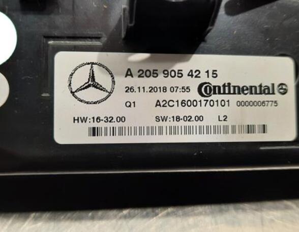 Air Conditioning Control Unit MERCEDES-BENZ C-CLASS T-Model (S205), MERCEDES-BENZ GLC Coupe (C253), MERCEDES-BENZ GLC (X253)