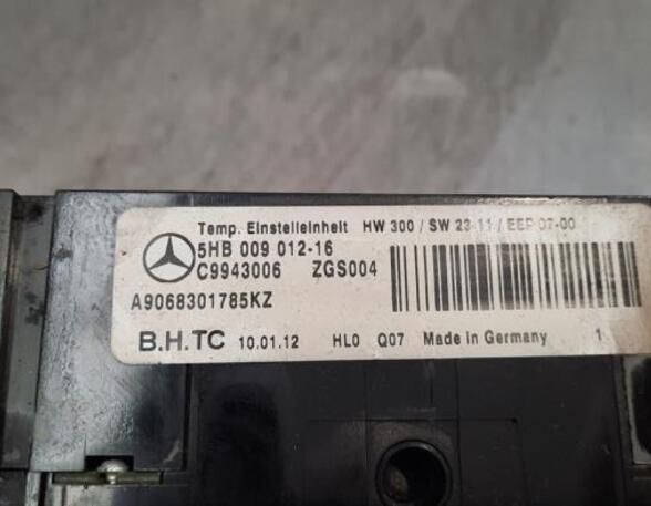 Air Conditioning Control Unit MERCEDES-BENZ SPRINTER 3,5-t Van (906)