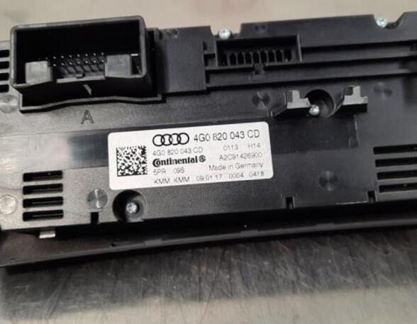 Air Conditioning Control Unit AUDI A6 Avant (4G5, 4GD, C7), AUDI A6 Allroad (4GH, 4GJ, C7), AUDI A7 Sportback (4GA, 4GF)