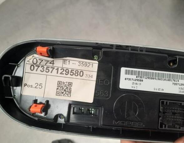 Air Conditioning Control Unit FIAT 500X (334_), FIAT QUBO (225_)