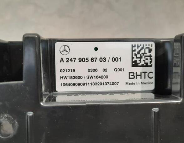 Air Conditioning Control Unit MERCEDES-BENZ GLB (X247)