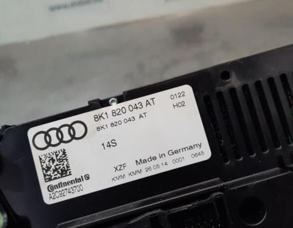 Air Conditioning Control Unit AUDI A4 Allroad (8KH, B8)