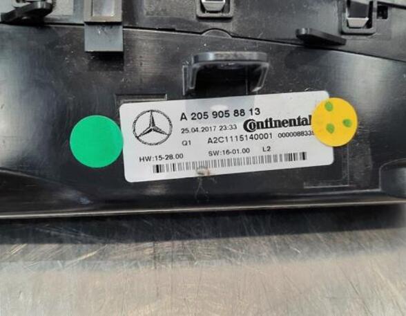 Air Conditioning Control Unit MERCEDES-BENZ C-CLASS T-Model (S205), MERCEDES-BENZ C-CLASS Coupe (C205)