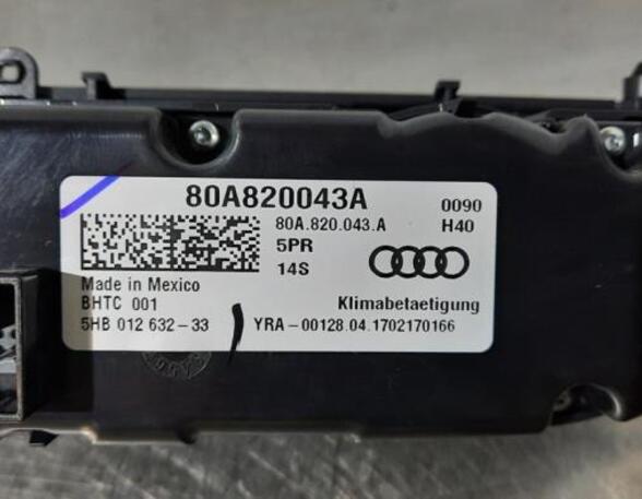 Bedieningselement airconditioning AUDI Q5 (FYB, FYG)