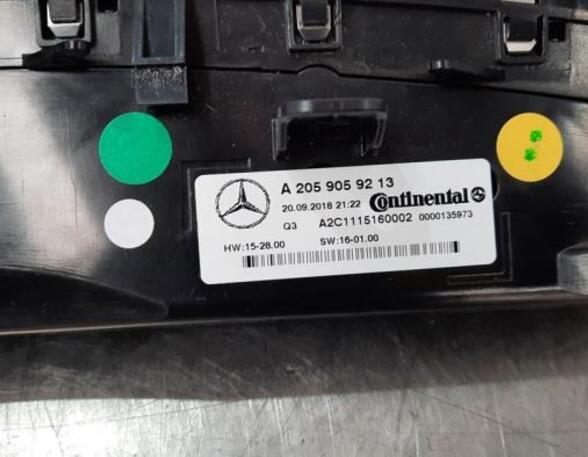 Klimabedienteil von einem Mercedes C-Klasse