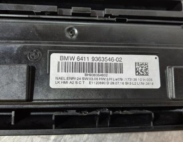 Air Conditioning Control Unit BMW 2 Coupe (F22, F87)