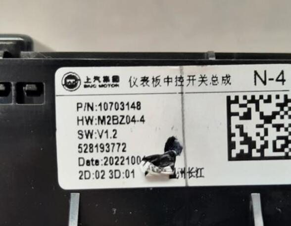 Air Conditioning Control Unit MG MG ZS SUV, MG (SAIC) ZS