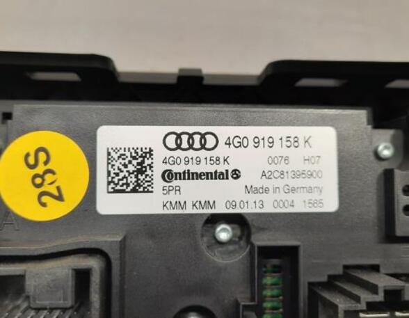 Air Conditioning Control Unit AUDI A6 (4G2, 4GC, C7)