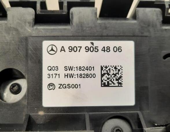 Bedienelement für Klimaanlage Mercedes-Benz Sprinter 3,5t Kasten 907, 910 A9079054806 P20619339