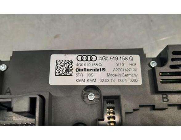 Bedienelement für Klimaanlage Audi A6 Avant 4G, C7 4G0919158Q P20999876