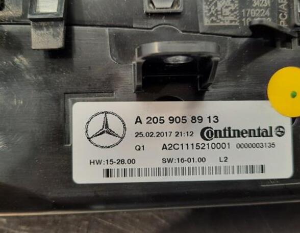 Air Conditioning Control Unit MERCEDES-BENZ GLC Coupe (C253)