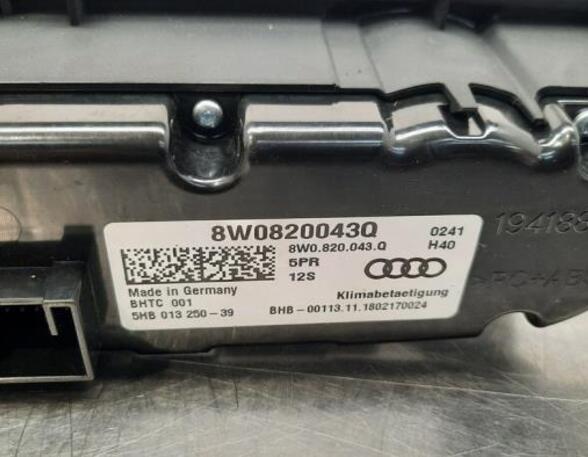 Air Conditioning Control Unit AUDI A4 Avant (8W5, 8WD, B9), AUDI A5 Sportback (F5A, F5F), AUDI A4 Allroad B9 (8WH, 8WJ)