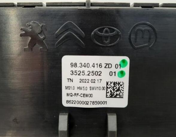 Air Conditioning Control Unit TOYOTA PROACE Bus (MDZ_)