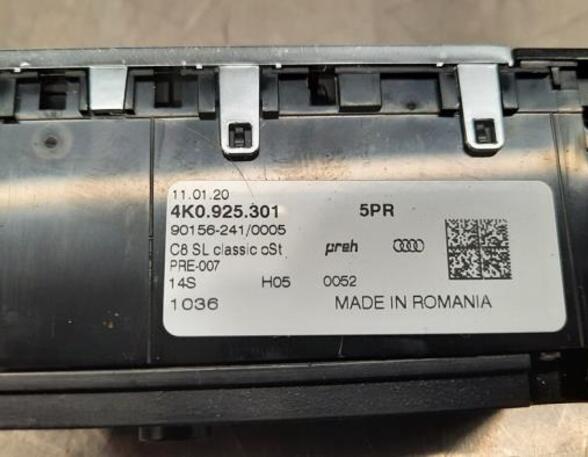 Air Conditioning Control Unit AUDI A6 C8 (4A2)