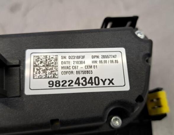 Air Conditioning Control Unit OPEL GRANDLAND X (A18)