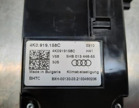 Bedieningselement airconditioning AUDI A6 C8 Avant (4A5)