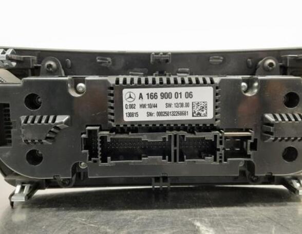 Air Conditioning Control Unit MERCEDES-BENZ M-CLASS (W166), MERCEDES-BENZ GL-CLASS (X166)