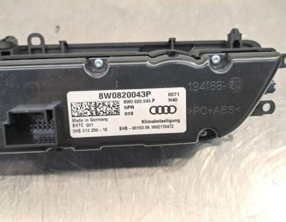 Air Conditioning Control Unit AUDI A4 Avant (8W5, 8WD, B9)