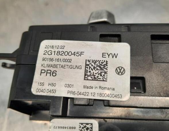 Air Conditioning Control Unit VW POLO (AW1, BZ1)