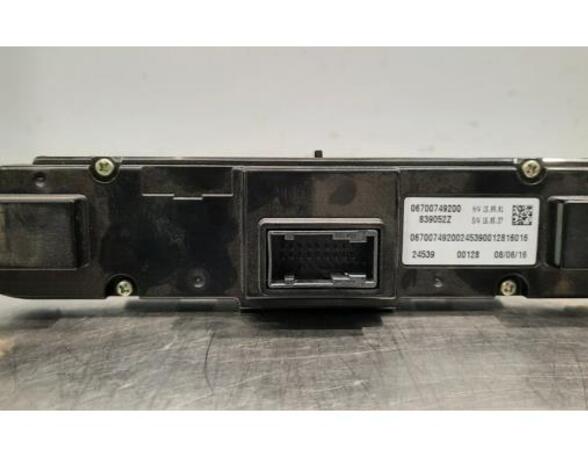 Air Conditioning Control Unit MASERATI LEVANTE SUV (M161)