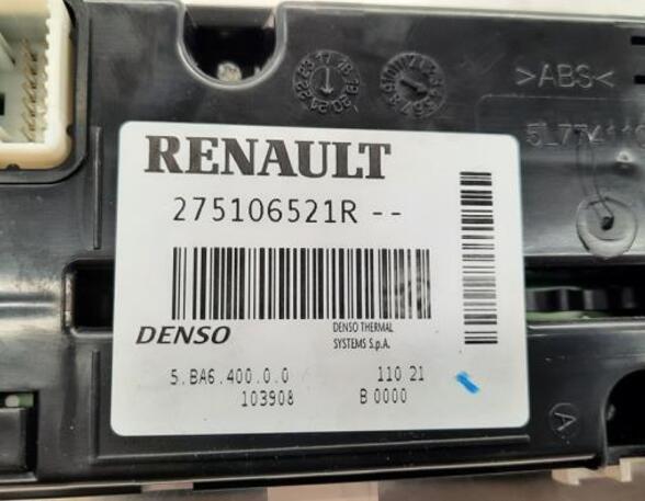 Bedienelement für Klimaanlage Renault Master III Pritsche EV 275106521R P21162284