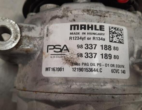 Air Conditioning Compressor PEUGEOT 308 III (FB_, FH_, FP_, F3_, FM_)