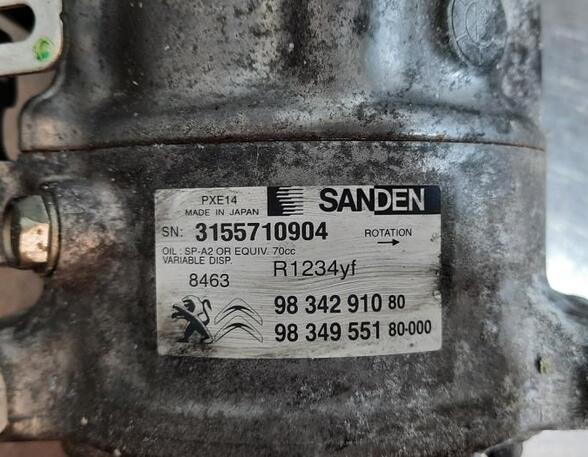 Air Conditioning Compressor PEUGEOT 308 SW II (LC_, LJ_, LR_, LX_, L4_)