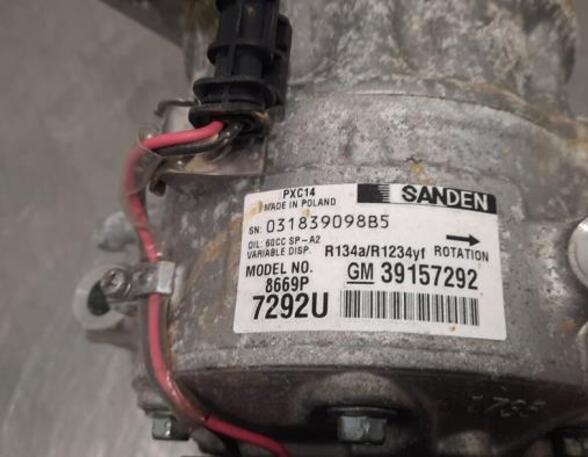 Air Conditioning Compressor OPEL ASTRA K (B16), OPEL ASTRA K Sports Tourer (B16)