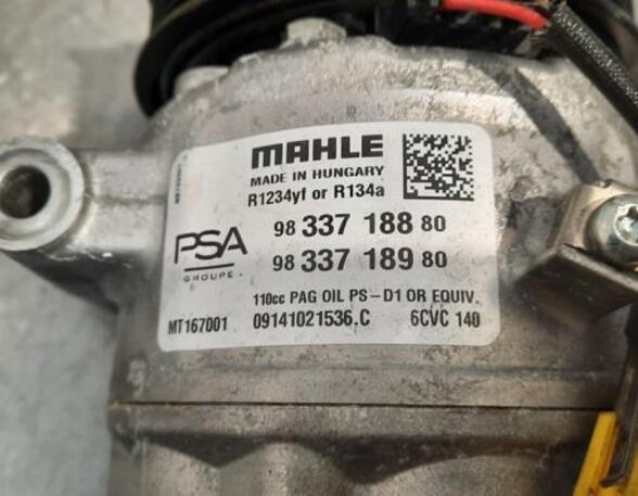 Air Conditioning Compressor PEUGEOT 308 III (FB_, FH_, FP_, F3_, FM_)