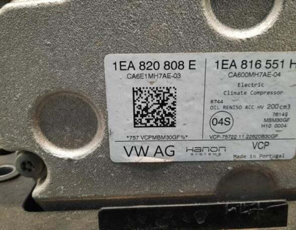 Air Conditioning Compressor VW ID.3 (E11, E12)