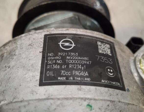 Air Conditioning Compressor OPEL ASTRA K (B16), OPEL ASTRA K Sports Tourer (B16)