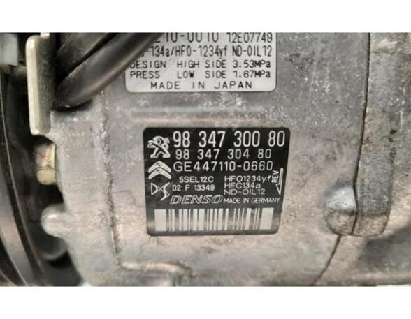 Air Conditioning Compressor PEUGEOT 2008 II (UD_, US_, UY_, UK_)