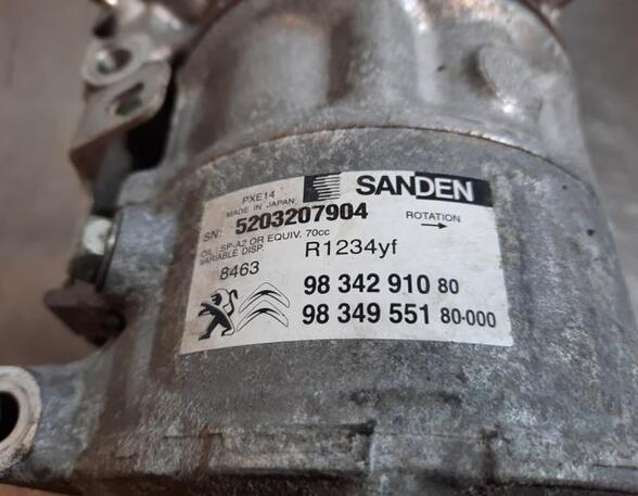 Air Conditioning Compressor PEUGEOT 308 SW II (LC_, LJ_, LR_, LX_, L4_)