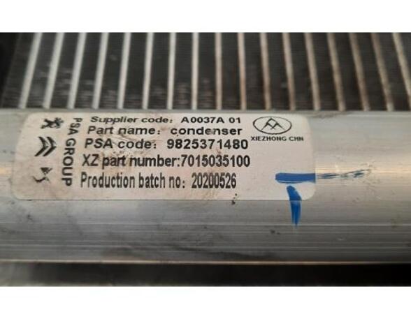 Air Conditioning Condenser PEUGEOT 2008 II (UD_, US_, UY_, UK_)