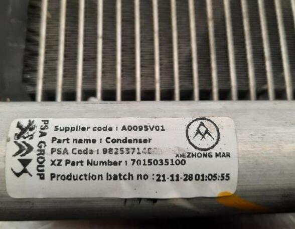 Air Conditioning Condenser PEUGEOT 208 II (UB_, UP_, UW_, UJ_)