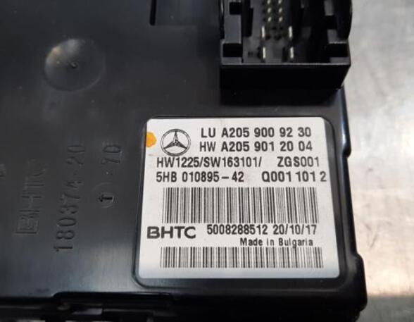 Control unit for air conditioning MERCEDES-BENZ C-CLASS Coupe (C205)