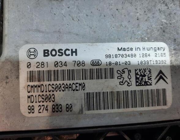 Regeleenheid motoregeling PEUGEOT 308 SW II (LC_, LJ_, LR_, LX_, L4_)