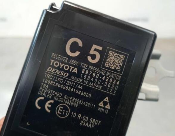 Regeleenheid controlesysteem bandenspanning TOYOTA RAV 4 IV (_A4_)