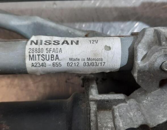 Wiper Motor NISSAN MICRA V (K14)