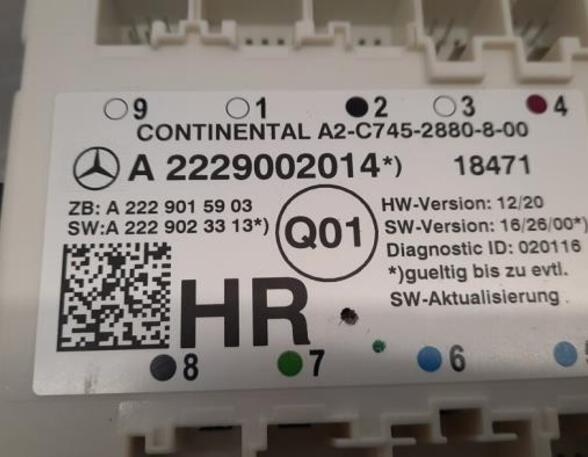 Centrale vergrendeling MERCEDES-BENZ GLC (X253), MERCEDES-BENZ GLC Coupe (C253)