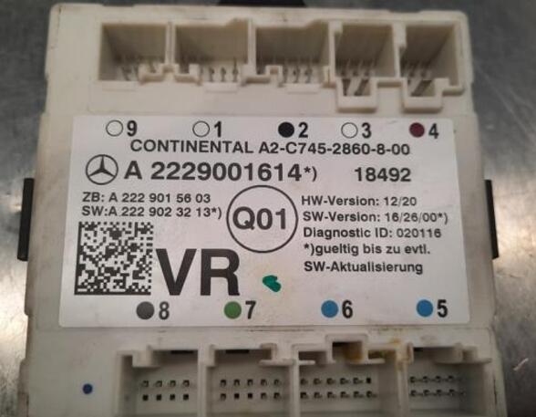 Centrale vergrendeling MERCEDES-BENZ GLC (X253), MERCEDES-BENZ GLC Coupe (C253)