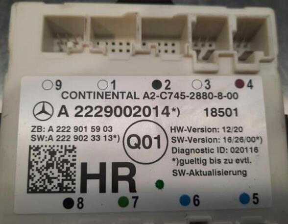 Centrale vergrendeling MERCEDES-BENZ GLC (X253), MERCEDES-BENZ GLC Coupe (C253)