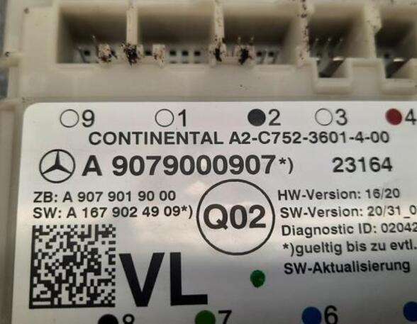 Zentralverriegelung Mercedes-Benz Sprinter 3,5t Kasten 907, 910 A9079000907 P20619343