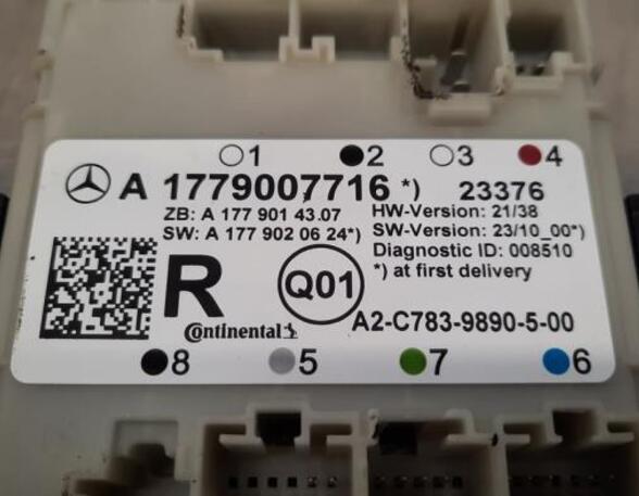 Centrale vergrendeling MERCEDES-BENZ EQA (H243)